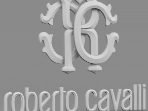 roberto cavalli logo 3D Model