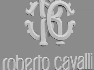 로베르토 카발리 로고 3D 모델
