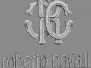 roberto cavalli logo 3D Model