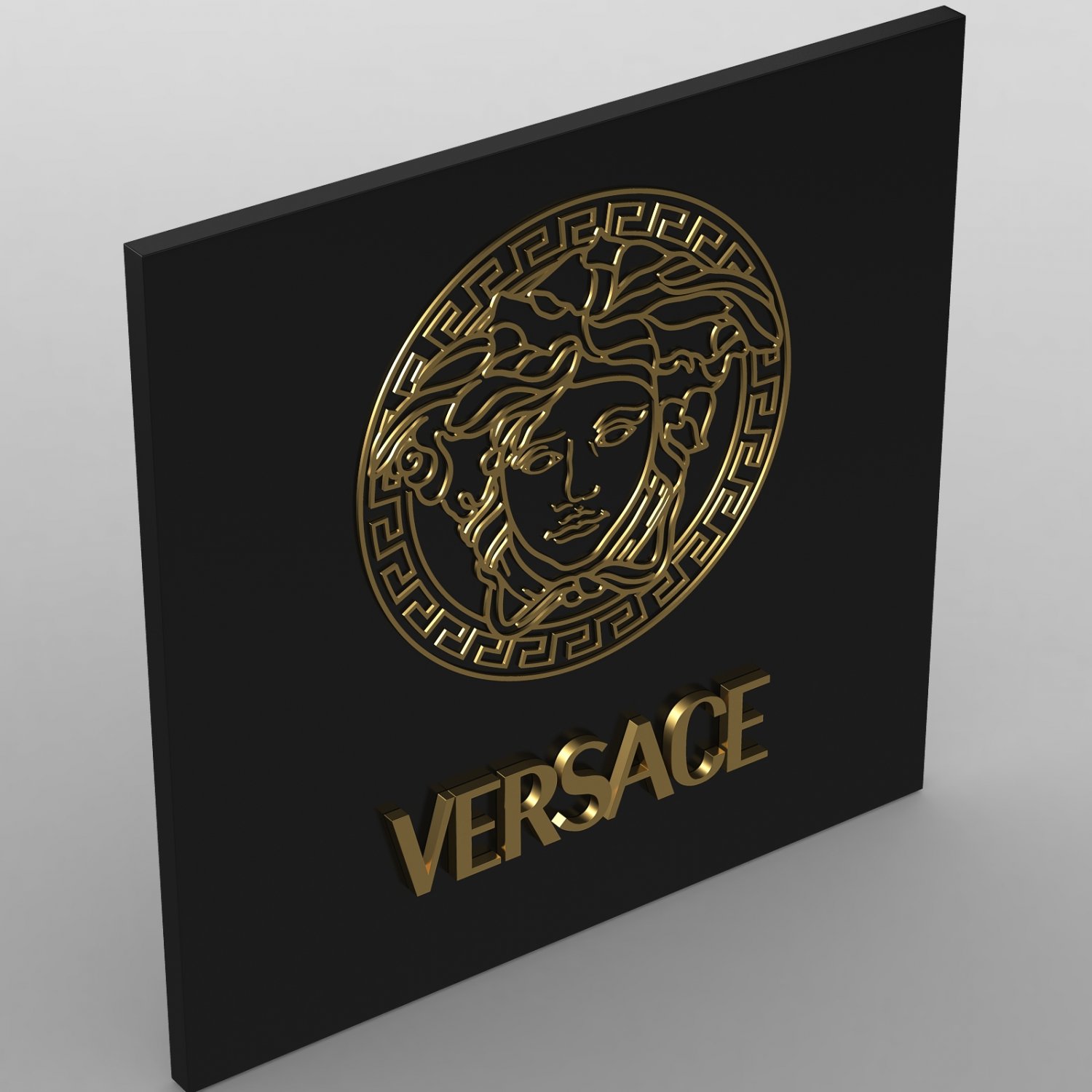 versace logo 2 3D Модель in Одежда 3DExport