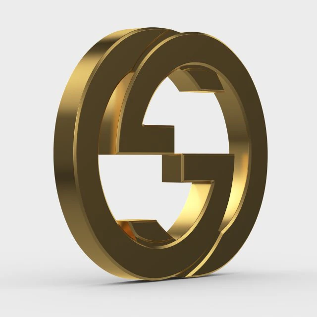 gucci new logo 3D Model .c4d .max .obj .3ds .fbx .stl .blend