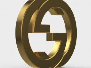 gucci new logo 3D Model
