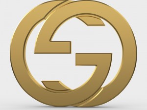 gucci new logo 3D Model