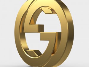 gucci new logo 3D Model