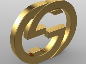 gucci new logo 3D Model