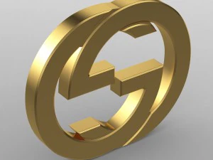 gucci new logo 3D Model