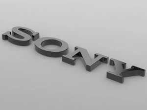 Sony-logo 2 3D Model
