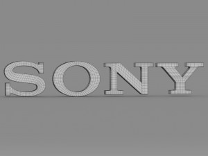 sony logo 2 3D 模型