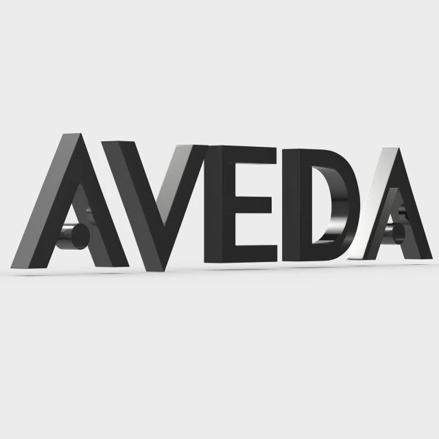 aveda logo 3D Model .c4d .max .obj .3ds .fbx .stl .blend 