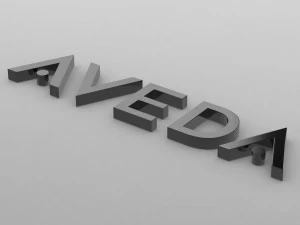 aveda logo 3D Model