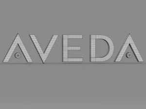 aveda logo 3D Model
