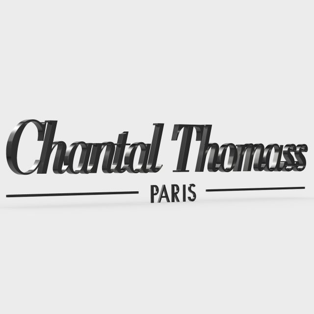 chantal thomass logo 3D Model .c4d .max .obj .3ds .fbx .stl .blend 