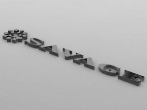 savage logo 3D Model