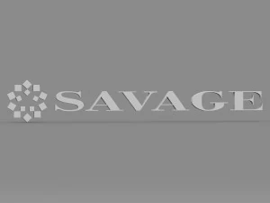savage logo 3D Model
