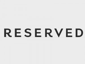 reserved logo 3D-Modell