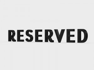 reserved logo 3D-Modell
