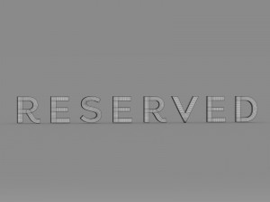 reserved logo 3D-Modell