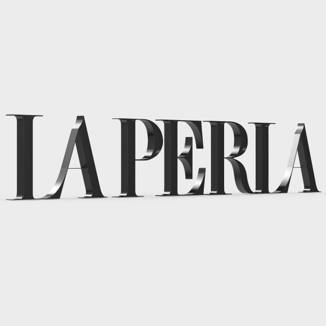 la perla logo 3D Model .c4d .max .obj .3ds .fbx .stl .blend 