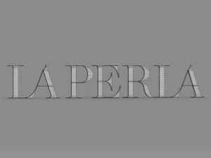 la perla logo 3D Model