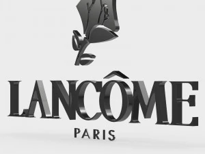 Lancome-Logo 3D Modell