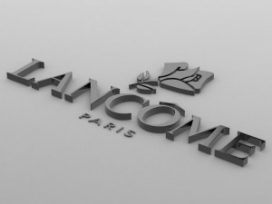 lancome logo Modelo 3D