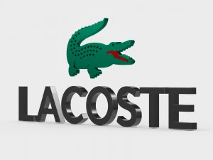 lacoste logo 3D Model