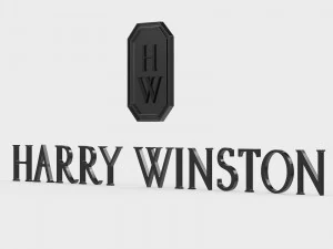 harry winston logo 3D Model