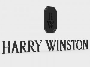 harry winston logo Model 3D