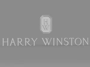 harry winston logo 3D Model