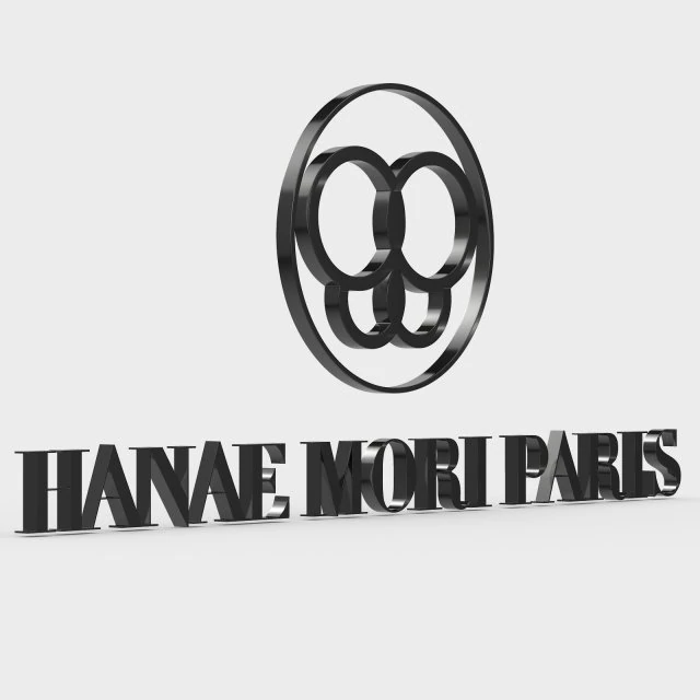 hanae mori logo 3D Model .c4d .max .obj .3ds .fbx .stl .blend
