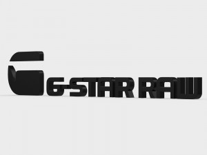 g-star raw logo 3D 모델