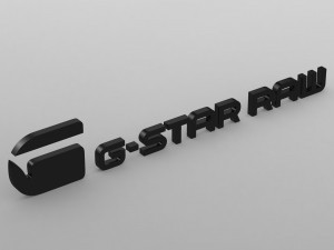 g-star raw logo 3D 모델