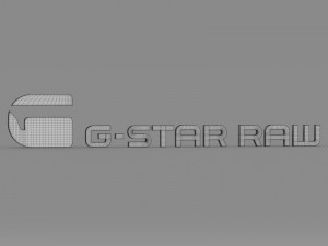 g-star raw logo 3D 모델