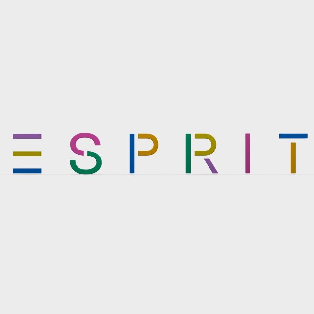 esprit logo 3D 模型 .c4d .max .obj .3ds .fbx .stl .blend 