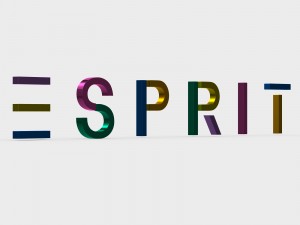 esprit logo 3D 模型