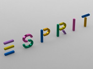 esprit logo 3D 模型