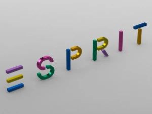 esprit logo 3D Model