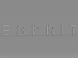 esprit logo 3D 模型
