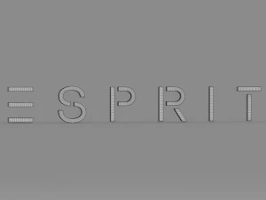esprit logo 3D Model