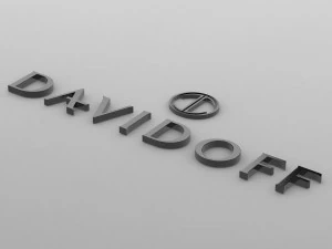 davidoff logo 3D Model