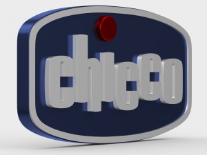 chicco logo Modelo 3D