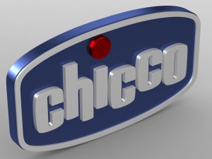 chicco logo Modelo 3D