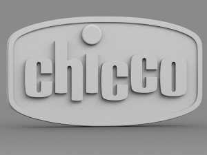 chicco logo Modelo 3D