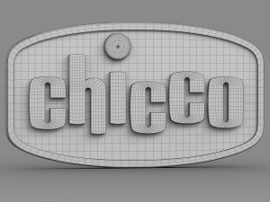 chicco logo Modelo 3D