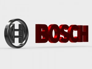 logo Bosch Modello 3D
