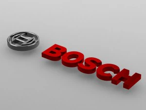 logo Bosch Modello 3D