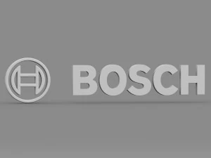 logo Bosch Modello 3D