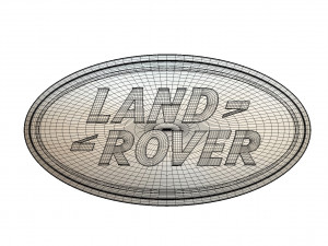 land rover logo Modello 3D