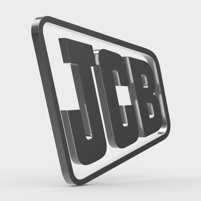 jcb logo 3D Model .c4d .max .obj .3ds .fbx .stl .blend 