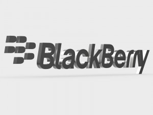 blackberry logo 3D Model